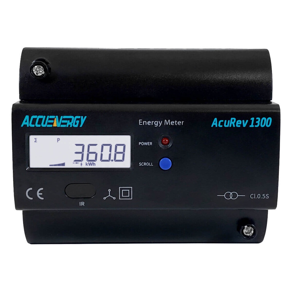 [AcuRev 1312-RCT-X0] AcuRev 1312-RCT - Analizador trifásico a riel DIN compatible con - Accuenergy