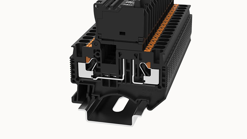 [DS4-HE-LD250-01P-13-00A(H)] Borne PortaFusible Push-In 4mm LED Indicador 250V - Degson - DS4-HE-LD250-01P-13-00A(H)
