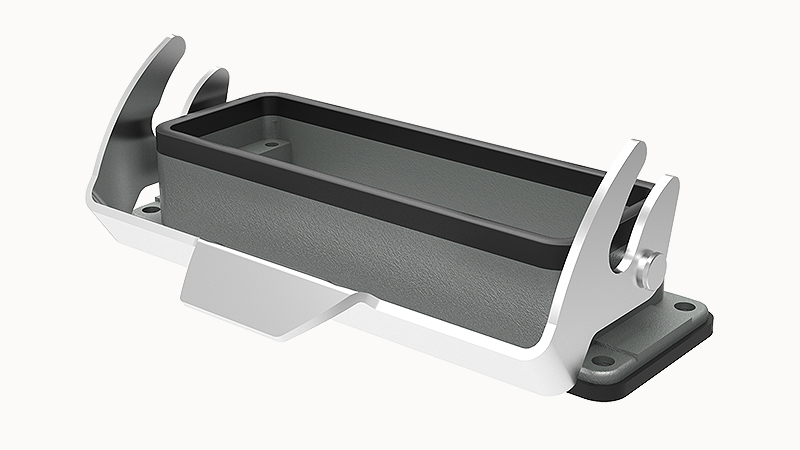 Base Metálica Embutida para DA-024 - Degson - D24B-BK-1L-PG21