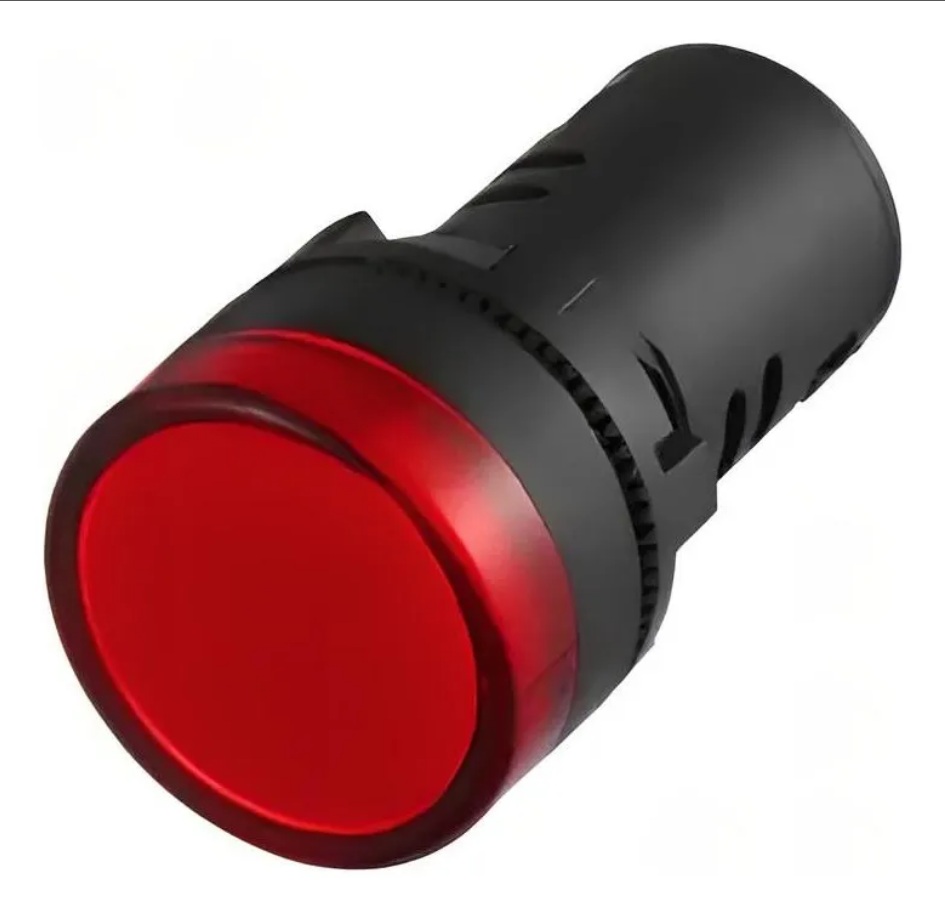 Luz Piloto LED Roja 22mm