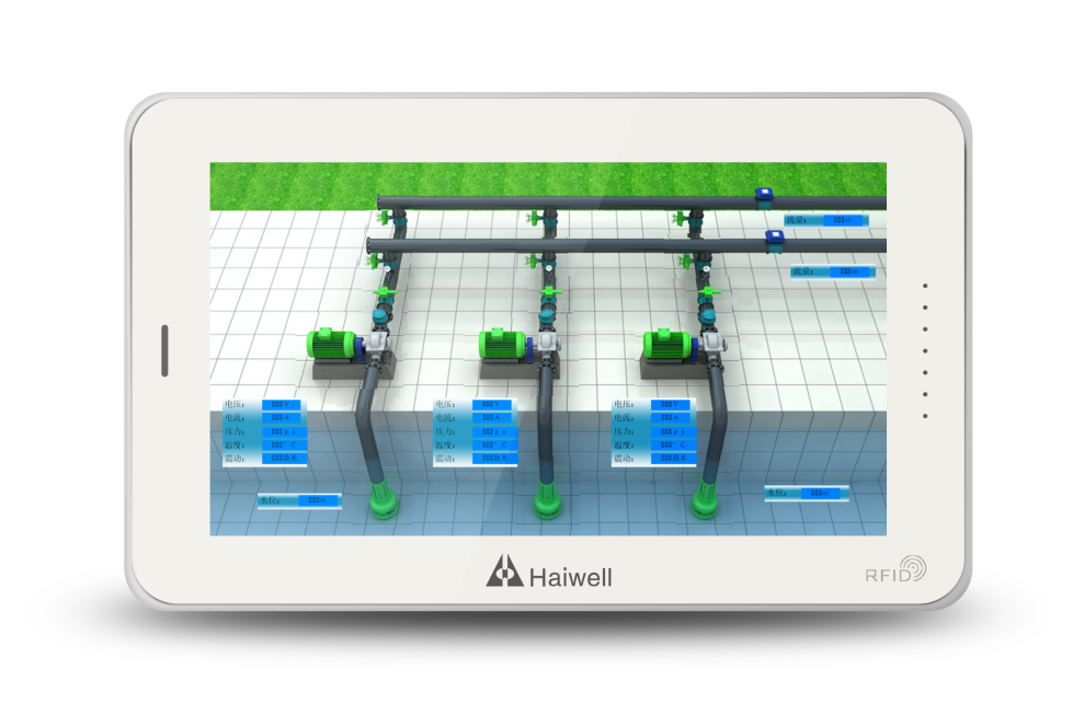 Pantalla HMI A7 PRO-W Haiwell 7" - 1024*600 HD - Wi-Fi - RFID - RS485 - Ethernet