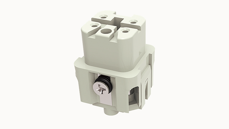 Conector Industrial Cuadrado Hembra 4+PE - Degson - DA-004-FS