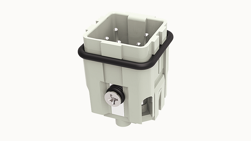 Conector Industrial Cuadrado Macho 4+PE - Degson - DA-004-MS