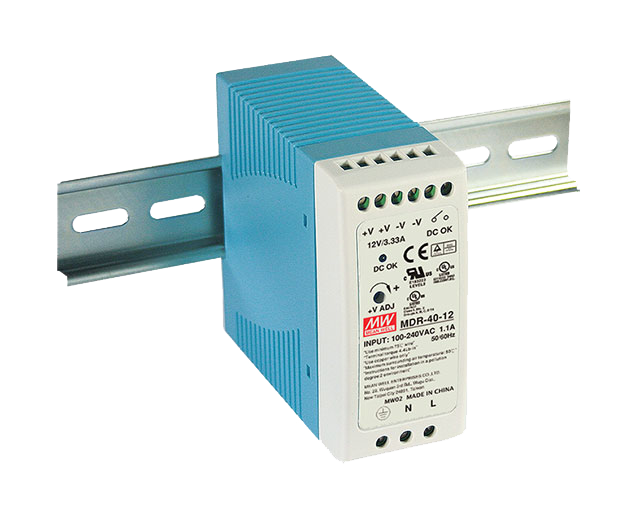 [MDR-60-24] Fuente de Poder Mean Well - Riel DIN - 24VDC - 2.5A - 60W