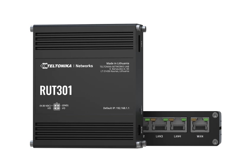 [RUT301] Router Industrial Teltonika - Ethernet - USB