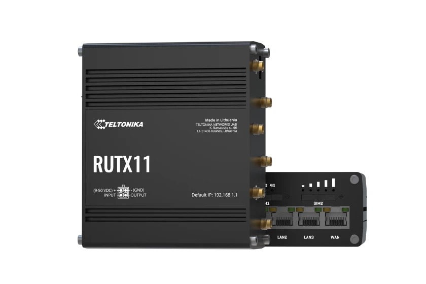 [RUTX11] RUTX11 Router Industrial - Ethernet - Wi-Fi - 4G LTE - Doble SIM - Teltonika