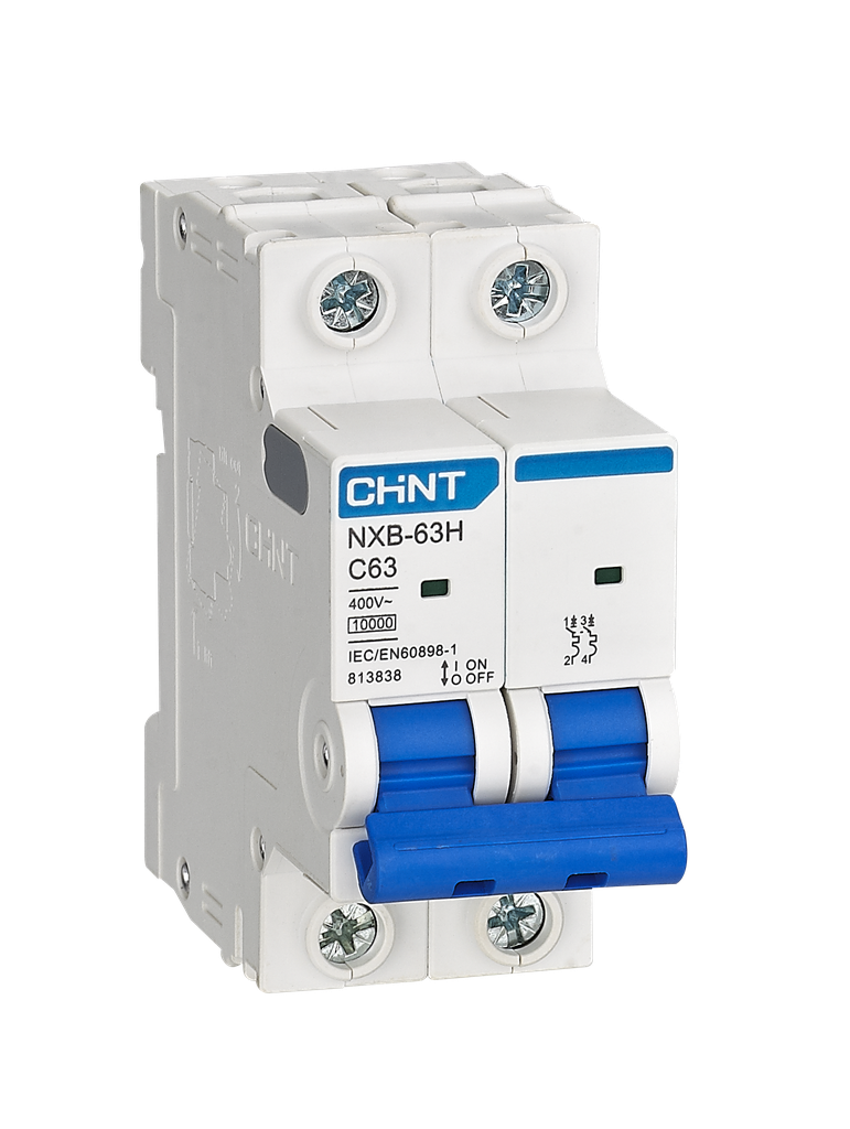 [070202020CH813833] Interruptor NXB-63H 2Px20A 10kA curva C CHINT - Chint - 070202020CH
