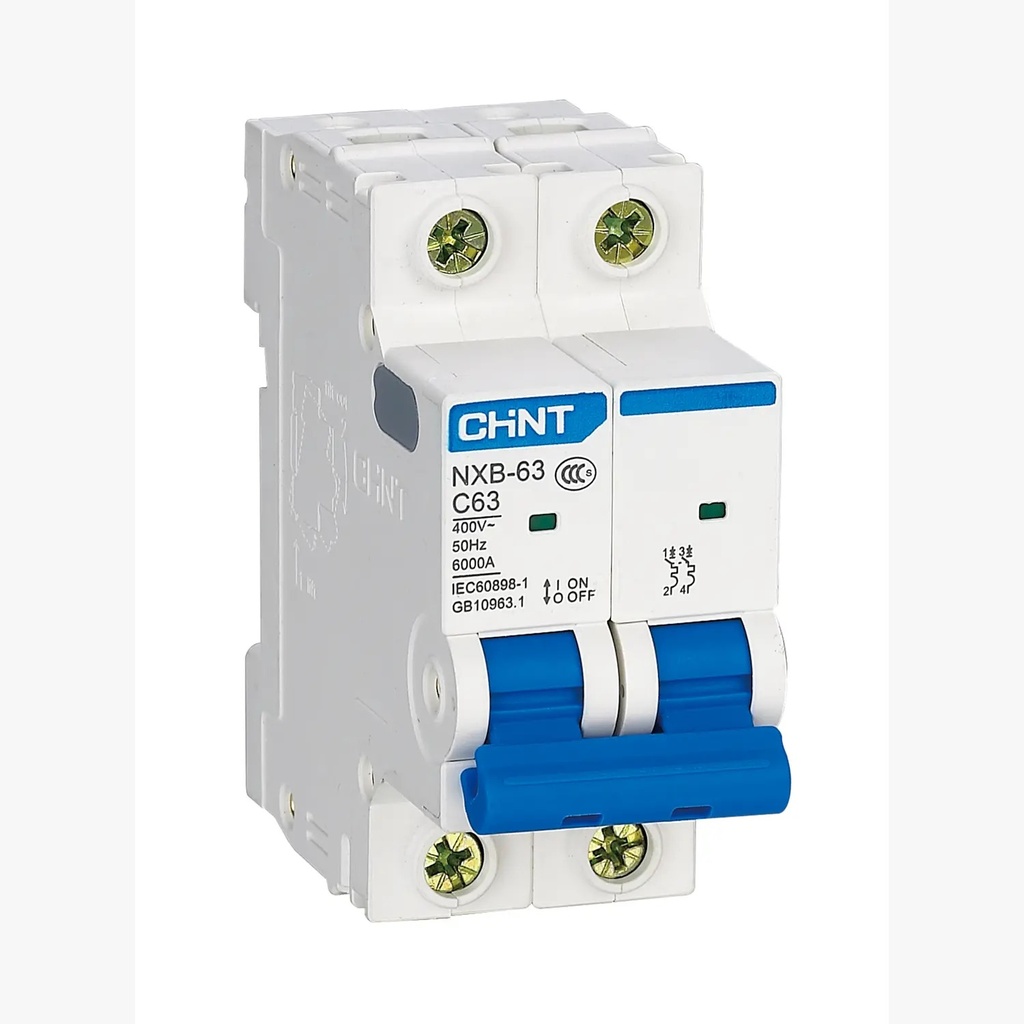 [070102004CH] Interruptor NXB-63 2Px4A 6kA curva C CHINT - Chint - 070102004CH