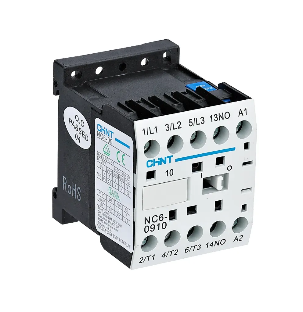 [03040068400CH247078] Mini Contactor NC6 6A 4P AC3 220VAC - Chint - 03040068400CH