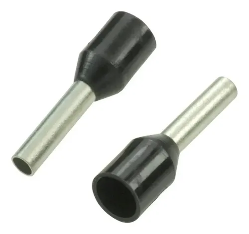 [CKE-E1510-BLACK] Ferrul Negro 16 AWG - 1.5mm (100u) - Cirkon Electric