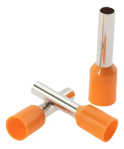 [CKE-E4012-ORANGE] Ferrul Naranjo 12 AWG-4MM (100U) - Cirkon Electric