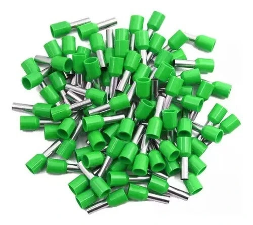 [CKE-E6012-GREEN] Ferrul Verde 10 AWG - 6mm (100u) - Cirkon Electric