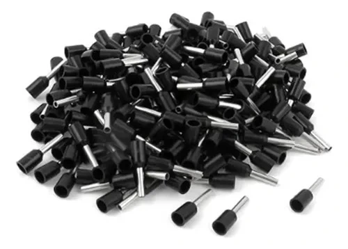 [CKE-E2516-BLACK] Ferrul Negro 4 AWG - 25mm (100u) - Cirkon Electric