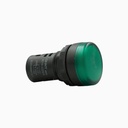 Indicador luminoso LED 22mm 110V azul, superficie curva - Chint