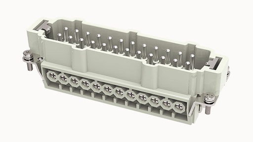 [DE-024-M] Conector Industrial Rectangular Macho 24+PE - Degson - DE-024-M