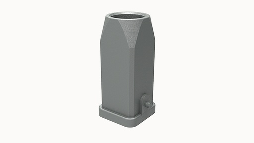 [D3A-TE-2g-PG13.5] Carcasa Metálica Recta para DA-003 - Degson