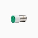 Lámpara LED indicadora BA9S 220V verde - Chint