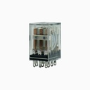 Minirele Enchufable JZX-22F(D)/3Z bob 24V DC 3 contactos 5A LED - Chint
