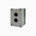 Caja Botonera NPH1-30 3 Perf. 22mm IP65 138x74x59mm Blanco/Gris - Chint