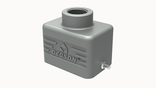 [D16B-TE-2g-PG21] Carcasa Metálica Recta para DE-016 - Degson - D16B-TE-2g-PG21