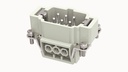 Conector Industrial Rectangular Macho 6+PE - DE-006-M