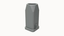 Carcasa Metálica Recta para DA-003 - Degson - D3A-TE-2g-PG13.5