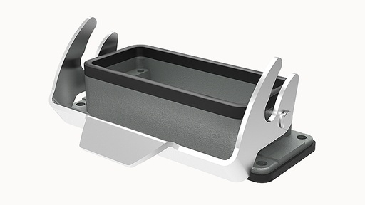 [D16B-BK-1L-PG21] Base Metálica Embutida para DE-016