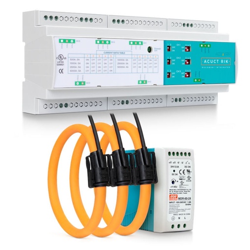 [RIK16-5A] Conversor RIK Flexible a 5A con bobinas RCT16 - ACCUENERGY - RIK16-5A