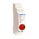 Luz Piloto Riel Din color Rojo 230 Vac/dc, IP20 - Chint - 2507502CH