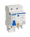 Interruptor RCBO 25A, 2P+diferencial 30mA, curva C, 6KA - CHINT - 0702422503CH