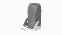 Carcasa Metálica Recta con bloqueo para DA-003 - Degson - D3A-CCT-1L-PG13.5
