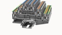 Borne Push In tres pisos 2.5mm L/N/T DS2.5-3L-L/N/PE - Degson