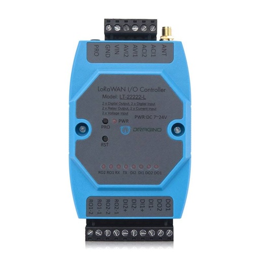 [LT-22222-L] Modulo control I/O LoRaWAN LT-22222-L Dragino