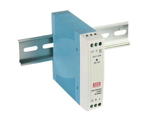 [MDR-10-5] Fuente de Poder Mean Well - Riel DIN - 5VDC - 2A - 10W