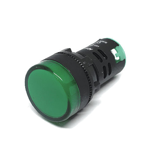 [ENAU-TS-AD22-22DS-GREEN-220V] Luz Piloto LED Verde 22mm