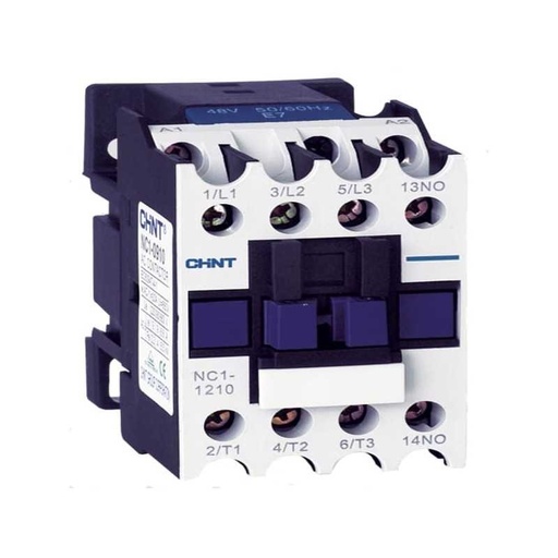 [03010098010CH221030] Contactor NC1, 9A, 3P+1NA; 4KW (AC3/380V), control 220 Vac - Chint - 03010098010CH
