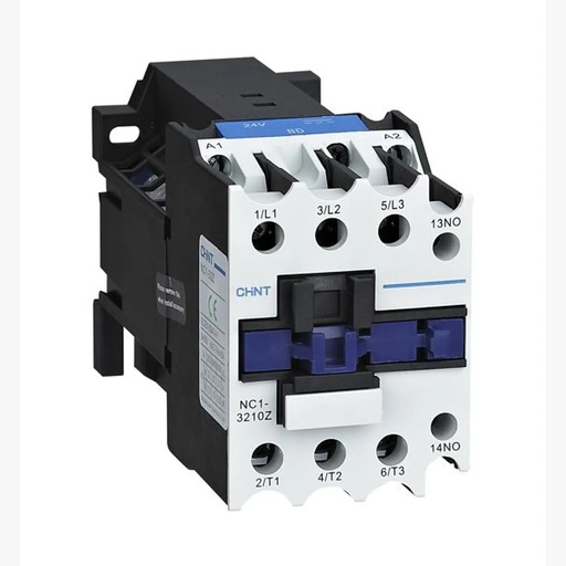 [03010308010CH222049] Contactor NC1, 32A 3P+1NA; 15KW (AC3/380V) control 220 Vac - Chint - 03010308010CH