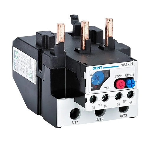 [05011400CH268146] Relé térmico NR2-93, para Contactor NC1-40 hasta 95A, 30,0-40,0A - Chint - 05011400CH