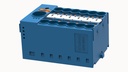 Repartidor Push in 12 Polos 2.5mm Azul Riel din - Degson